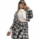 blusa semitrasparente drape